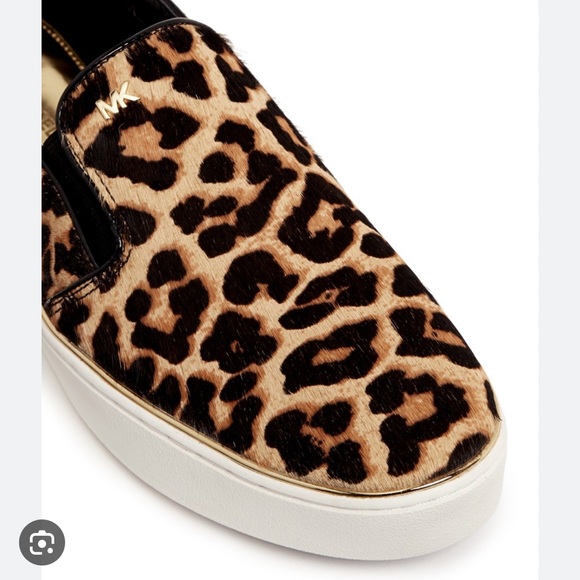 Michael Kors Kyle Cheetah Print Calf Hair Slip-ons | Size 10 - Picture 2 of 9